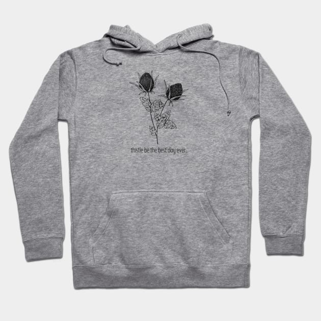 Thistle Be Hoodie by Cosmic Latte